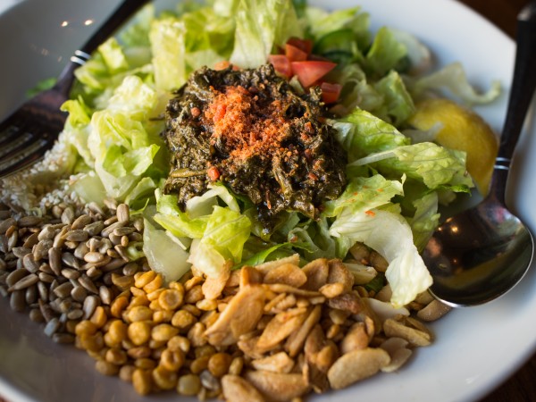 Tea leaf salad at Burma Superstar