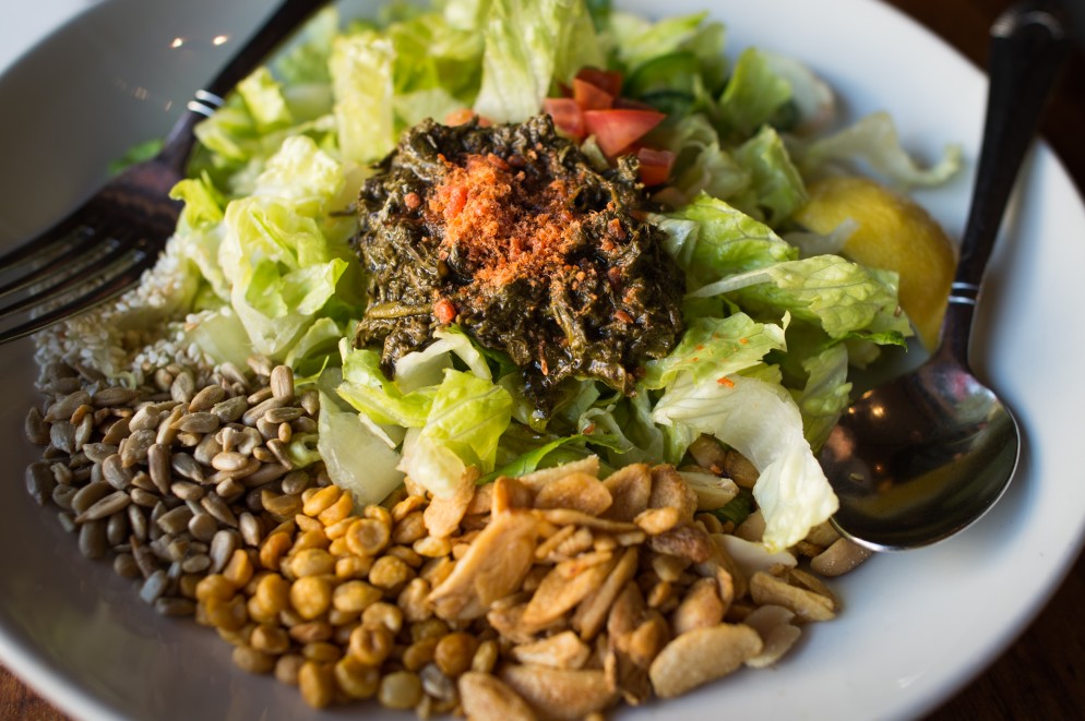 Tea leaf salad at Burma Superstar