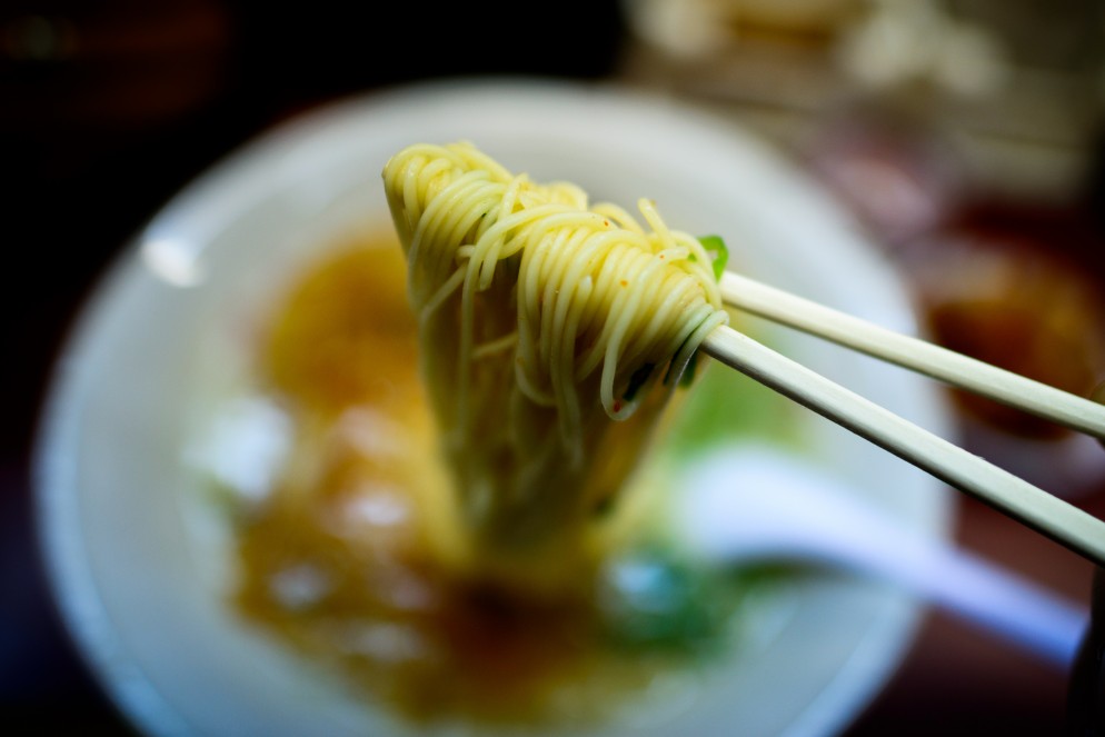 Thin noodles with just the right amount of chew